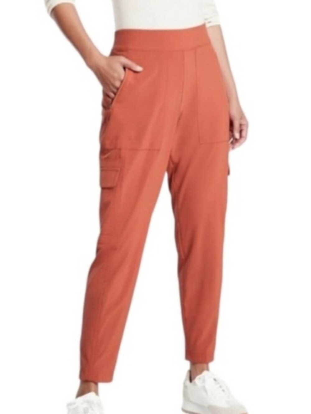 Athleta Chelsea Cargo Lined Pant Size 6T Etruscan Red